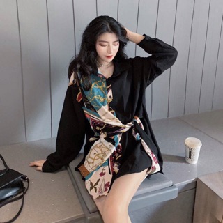 [ODER] Áo sơ mi họa tiết giấu quần