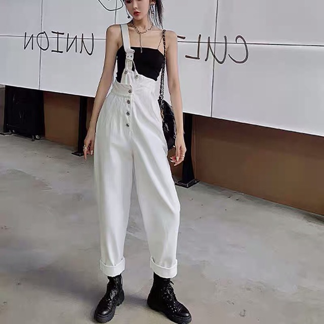 (Có ảnh thật feedback cuối) Yếm Jean nữ thời trang thiết kế phong cách, độc đáo, trẻ trung NV0463 | BigBuy360 - bigbuy360.vn