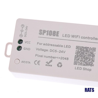 Dây Đèn Led Sp108E Sp107E Sp106E Sp105E Bluetooth Sp110E Ws2801 Pixels Dc5-24V
