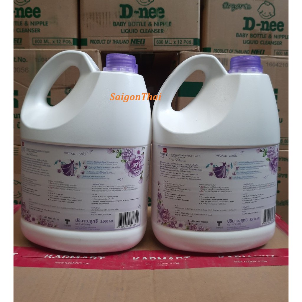 (SGT) Nước giặt đậm đặc Essence màu TÍM 3500 ml (can 3.5L)