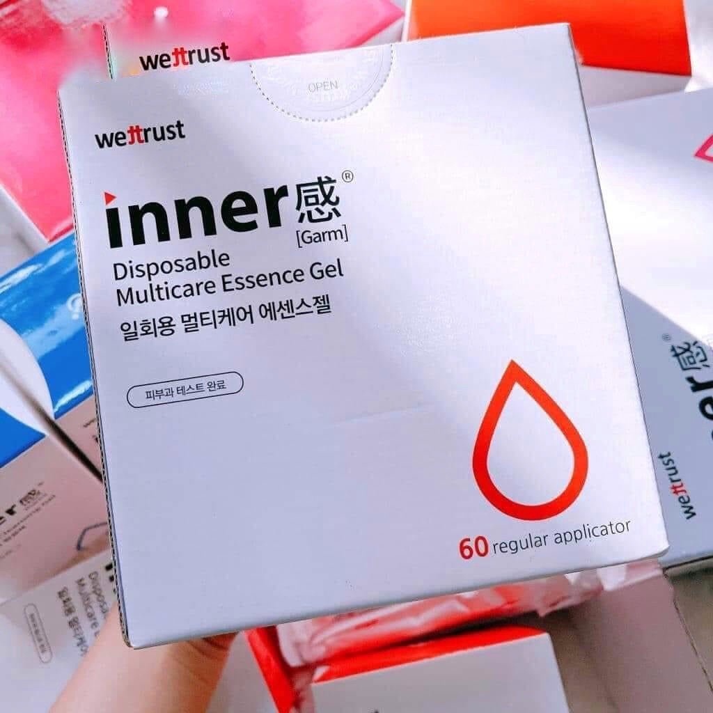 Dung dịch vệ sinh se khít vùng kín Inner Gel Wettrust 60 ống chính hãng Hàn Quốc (có tách lẻ gói)
