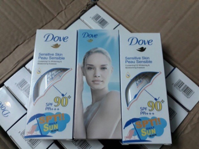 Kem chống nắng Dove SPF 90 làm trắng da dành cho da nhạy cảm - HX1733