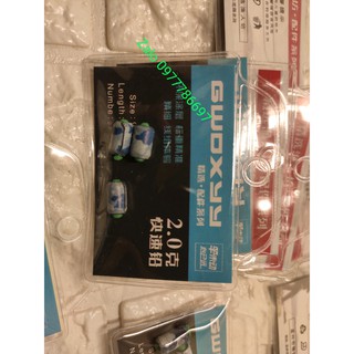 chì câu đài quấn sẵn gói 3 viên 2.5g và 2g