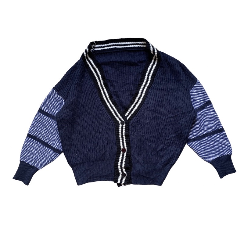 Áo cadigan stripe