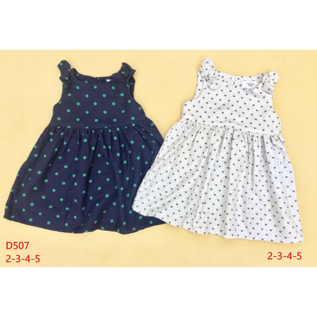 Đầm Vải Xuất Khẩu Sát Nách Bé Gái size 14kg đến 20kg