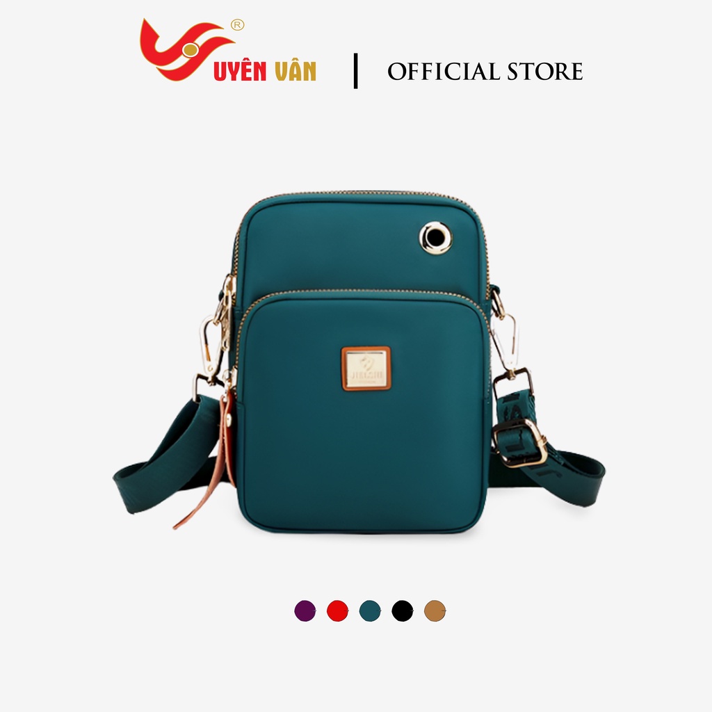 Túi Đeo Chéo Nữ Màu Trơn Mini Thời Trang UYÊN VÂN 9-13