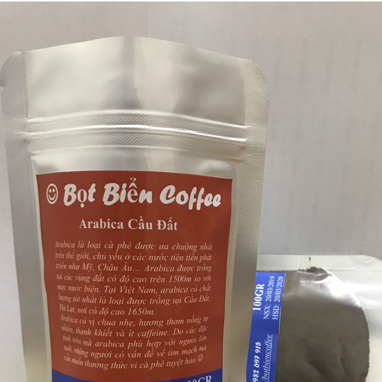Cà phê rang xay Arabica 500gr - Nguyên chất rang mộc - Bọt biển coffee