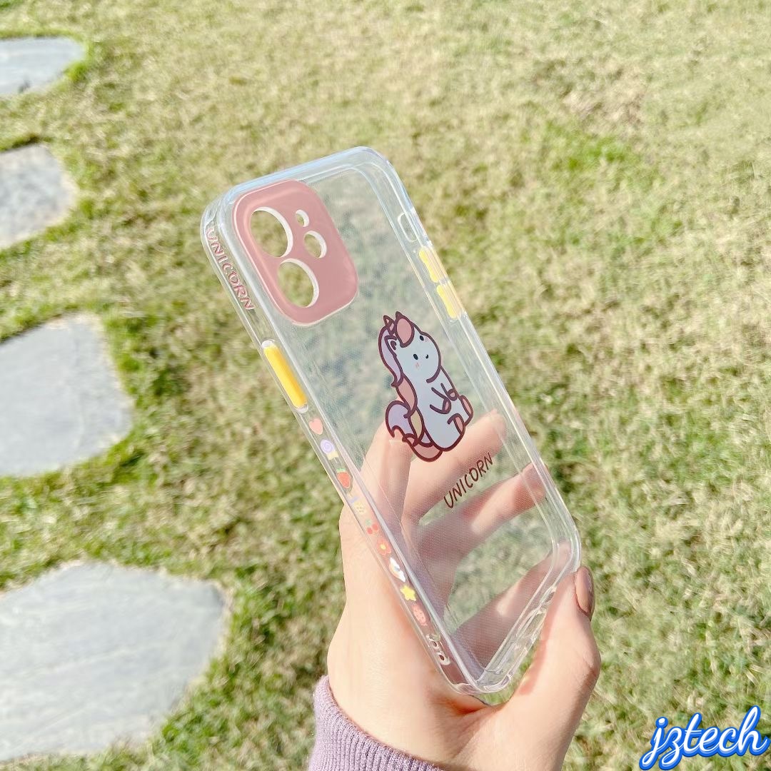 Ốp điện thoại trong suốt họa tiết khủng long hoạt hình cho Iphone 12 11 Pro Max X Xs Max XR 8 7 Plus 12 Mini | BigBuy360 - bigbuy360.vn