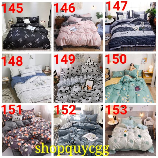 Bộ cotton poly nhập khẩu Chăn Phao, Trần hè. Mẫu mới bổ sung