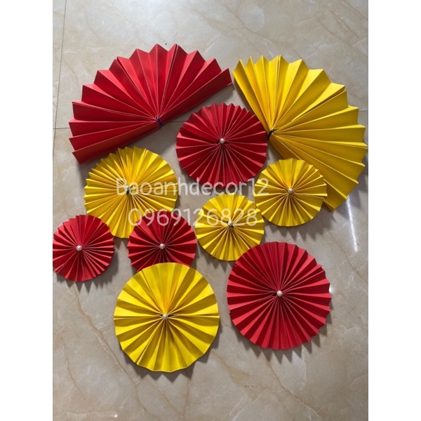 Rẻ quạt làm oản, làm tháp bánh trang trí, decor siêu đẹp
