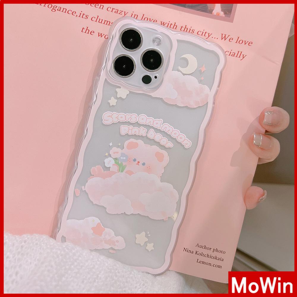 Ốp Điện Thoại Silicon Mềm Chống Trượt Chống Sốc In Hình Gấu Hoạt Hình Cho iPhone 13 Pro Max 12 Pro Max 11 7 Plus