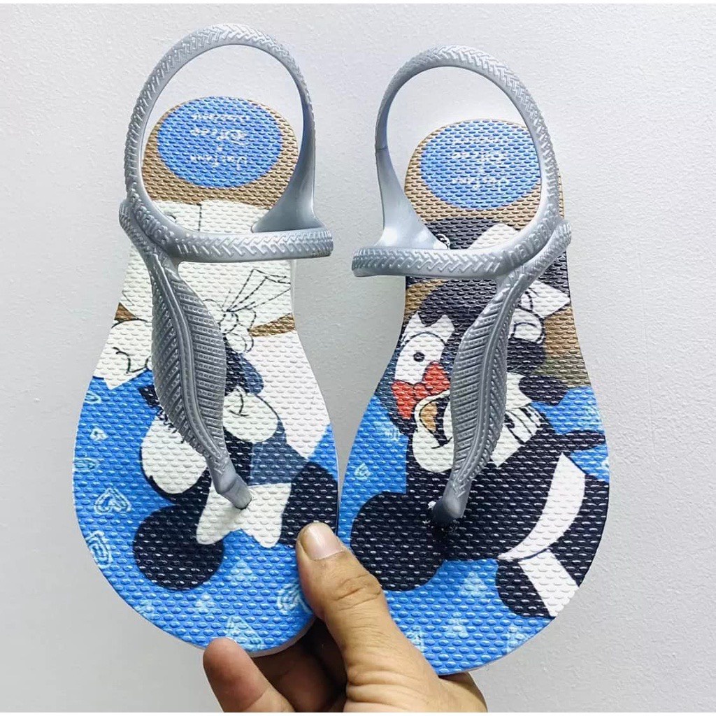 Dép kẹp xốp cao su ép xỏ ngón, tông Thái Havaianas d124 - Lululola
