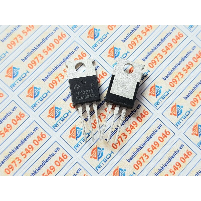 [Combo 2 chiếc] HY3215 Mosfet kênh-N 120A/150V kiểu chân cắm TO-220