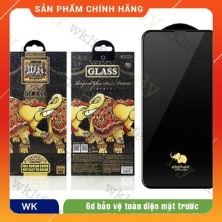 KÍNH CƯỜNG LỰC SIÊU CỨNG / CHỐNG BÁM VÂN TAY WK Elephant Con Voi / IPHONE XSMAX XS/X 8P 7P