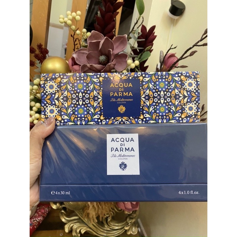 Set Bộ Nước Hoa Acqua di Parma Blu Mediterraneo Colona mini 4 chai - 30ml chai | Thế Giới Skin Care