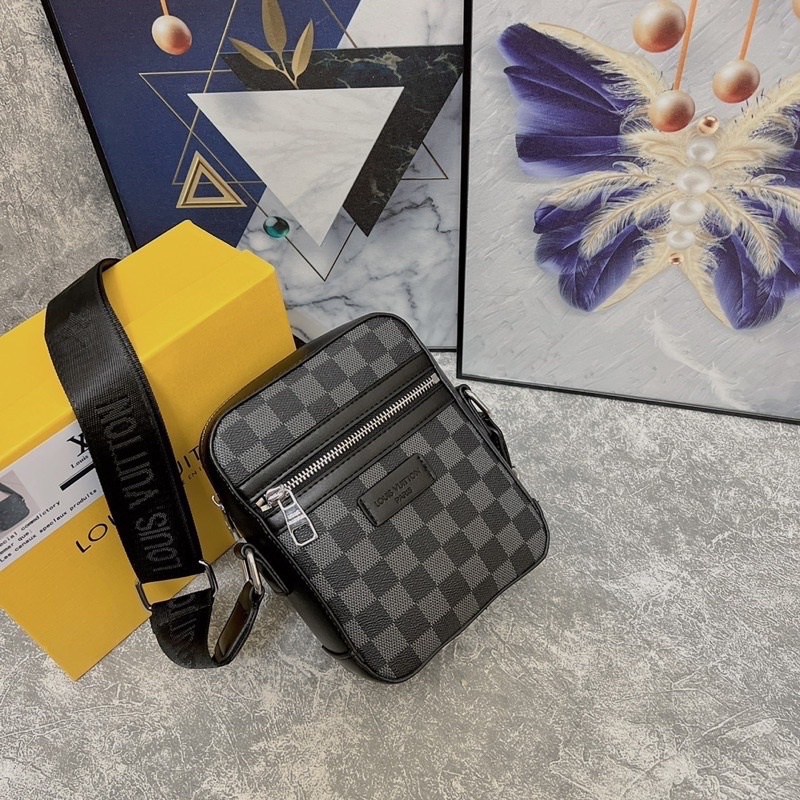 [Free ship] Túi Đeo Chéo LV Mini Cao Cấp - Túi Đeo Chéo LV Nam Nữ-Newtuixchnu