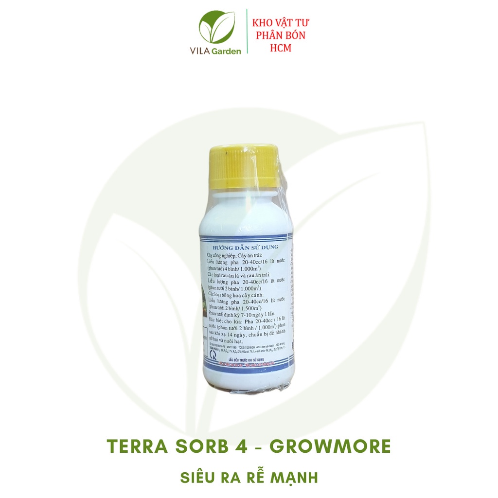 Phân bón lá cao cấp siêu ra rễ Terra Sorb 4 Root 100ml