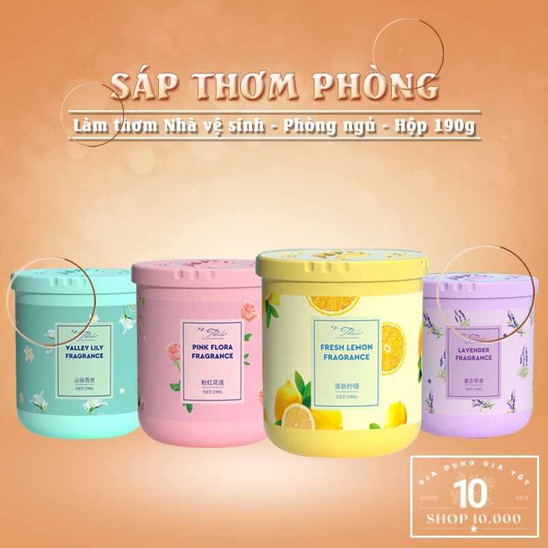 Sáp thơm phòng - Sáp thơm nhà vệ sinh, ô tô, quần áo hộp 75g