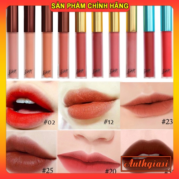 Son kem lì BBIA Last Velvet Lip Tint siêu hot lên màu siêu đẹp [Best Sellers]