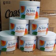 Tẩy tế bào chết toàn thân St.Ives Acne Control Apricot Scrub 283g USA