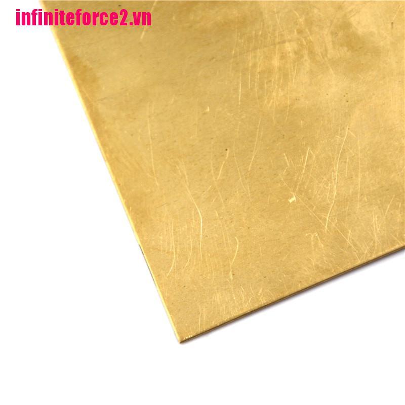 Tấm Đồng Dày 0.5mm / 0.8mm / 1mm / 2mm Kích Thước 100x100mm