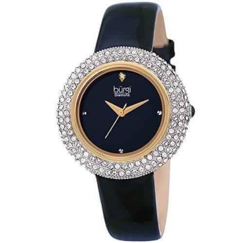 Đồng Hồ Nữ Burgi 199BU case 36mm tím than