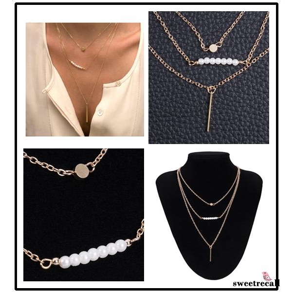 Vòng cổ choker nhiều lớp thời trang thanh lịch cho nữ