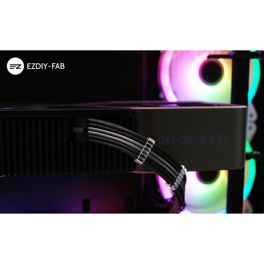 Dây Cáp Nối Mở Rộng ezdiy-fab Rx 3000 series 12 pin Sang 8 pin 300mm Cho nvidia ampere geforce rtx 3060ti 3070 3080 fe