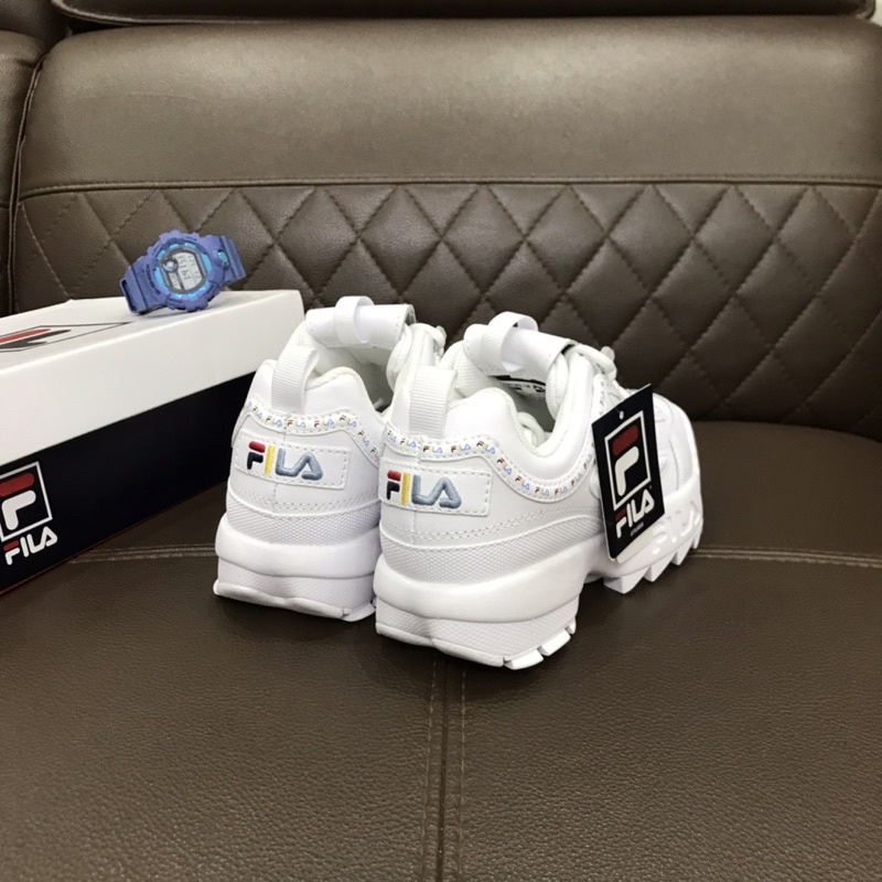 Giày Sneaker Fila Disruptor Tape Us Bản Da Thật 💯% Chính Hãng
