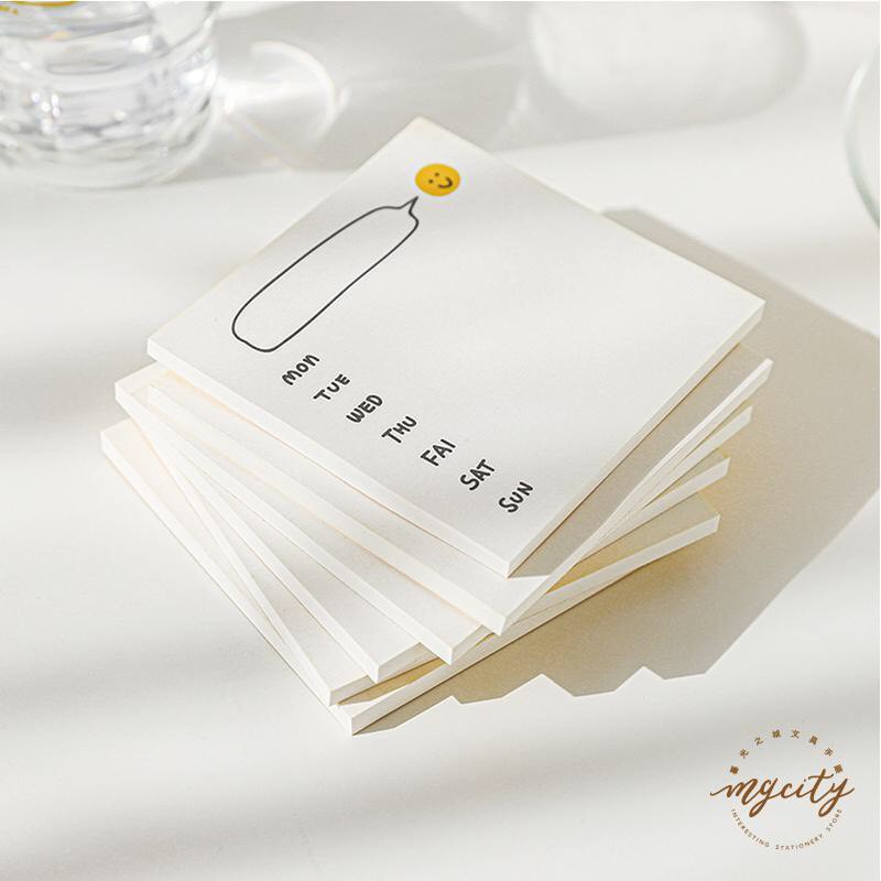 Tập giấy ghi chú memo to do list phong cách tối giản N18 Taro Stationery