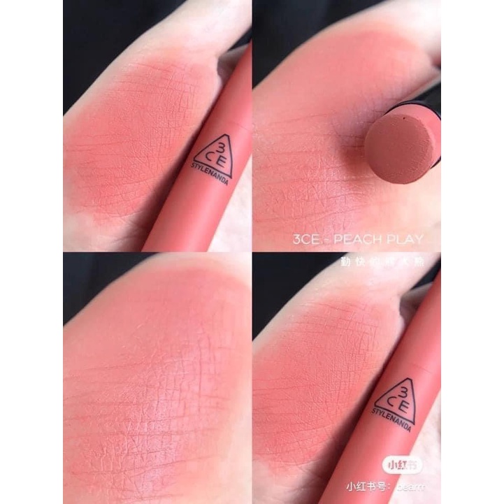 Son Lì 3CE Slim Mood For Blossom Slim Velvet Lip Color