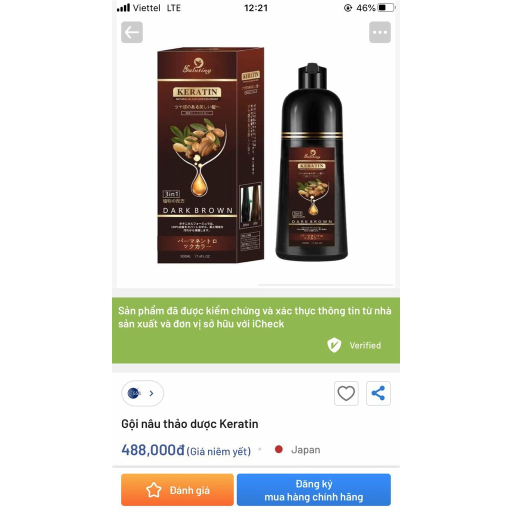 DẦU GỘI PHỦ BẠC NÂU +ĐEN KERATIN, DẦU GỘI PHỦ BẠC KERATIN CAO CẤP 500ML TẶNG KÈM MŨ | BigBuy360 - bigbuy360.vn