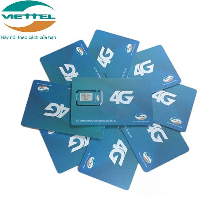 SIM 4G VIETTEL D500 D500U D900 trọn gói 1 năm không nạp tiền,dùng cho điện thoại di động, máy tính bảng, phát wifi, dcom