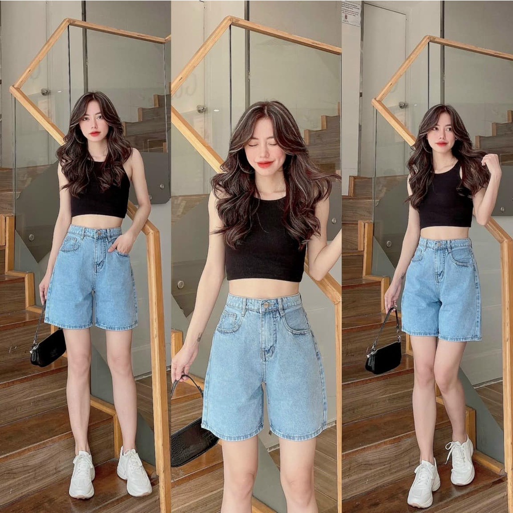 [ VIDEO THẬT ] QUẦN JEAN NGỐ  NỮ LƯNG CAO FORM RỘNG CAO CẤP | BigBuy360 - bigbuy360.vn