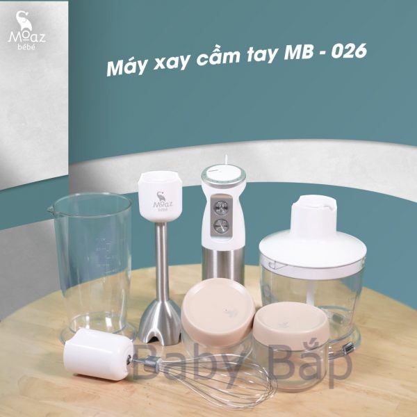 MÁY XAY CẦM TAY ĐA NĂNG MOAZBEBE - MB-026