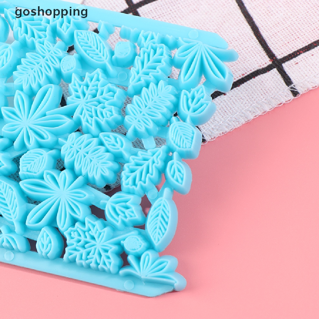 Khuôn 18 Mẫu Tạo Hình Bánh fondant Hình Trái Tim Vân Kim Cương