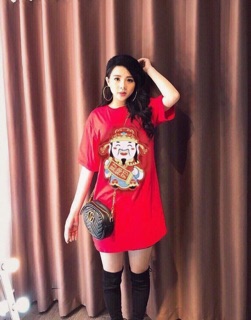 Đầm mèo may mắn- Đầm thần tài