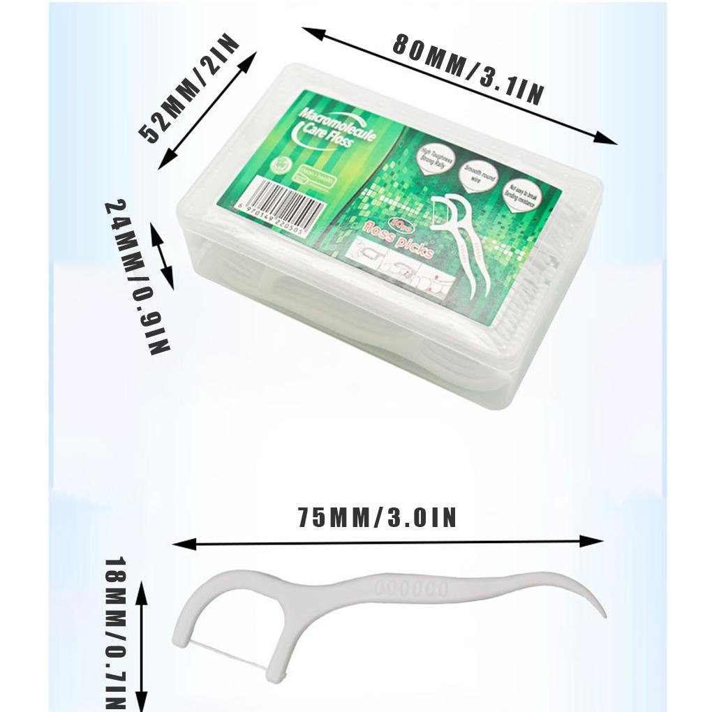 50 Chỉ Nha Khoa Bằng Nhựa Cấp Thực Phẩm