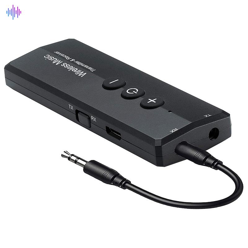 Thiết bị thu phát âm thanh Bluetooth không dây 3 trong 1 với cáp 3.5 mm cho tai nghe/ loa xe hơi chất lượng cao