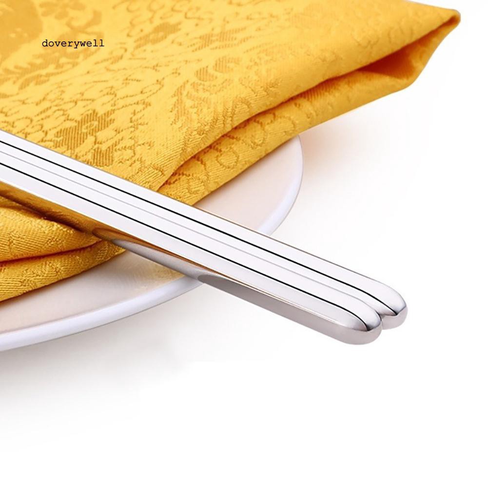 Đôi đũa dài 14inch bằng thép không gỉ chống trượt tiện dụng