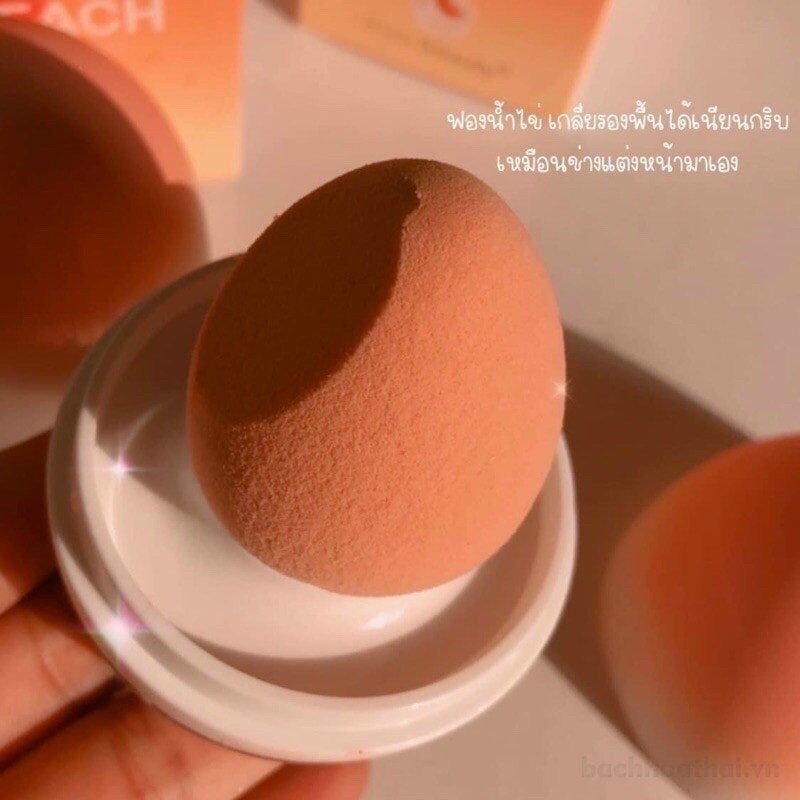 Kem nền trái đào KISS BEAUTY ( kèm mút ) | BigBuy360 - bigbuy360.vn