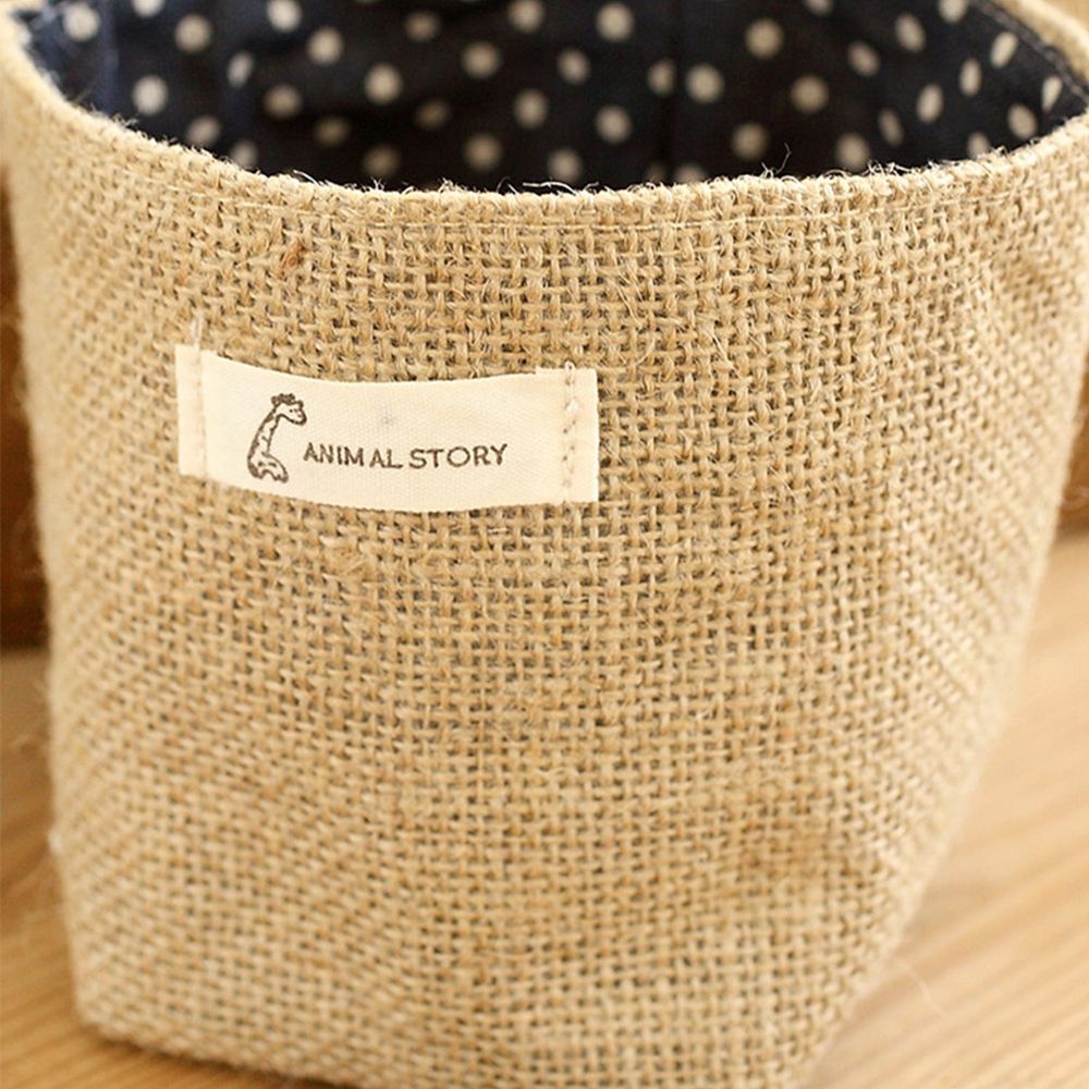 Túi Đựng Đồ Bằng Vải Lanh Cotton Treo Tường Nhiều Màu Sắc