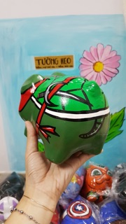 Heo đất handmade - Ninja Rùa