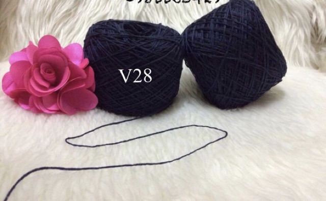 Chỉ móc sợi cotton hàng Việt Nam cỡ 1mm