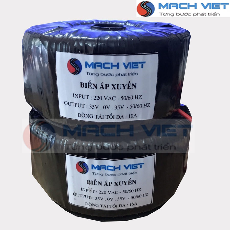Biến áp xuyến 35V đối xứng 100% dây đồng