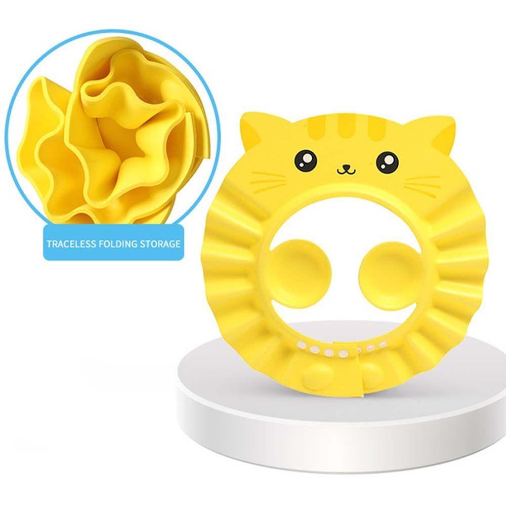 Mũ Chắn Nước Gội Đầu Bảo Vệ Tai Họa Tiết Hoạt Hình Cho Bé