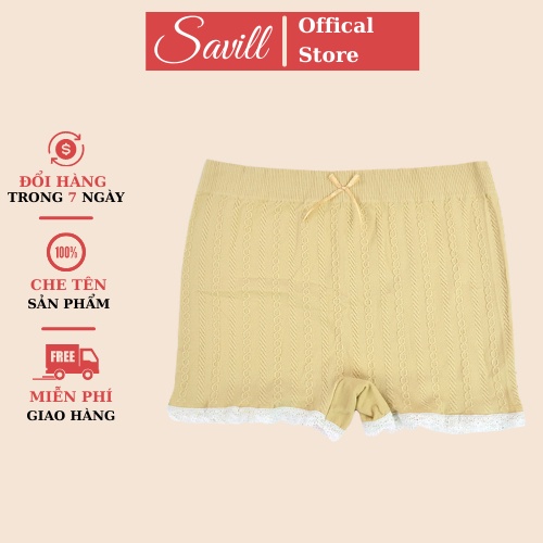 Quần Mặc Trong Váy - Quần Lót Mặc Váy Ngắn Coton Dệt Gân Cao Cấp Q450