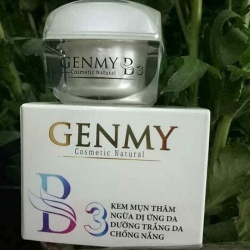 Kem Mụn Thâm-Ngừa Dị Ứng Da Dưỡng Trắng-Chống Nắng GENMY B3 10g,18g,35g