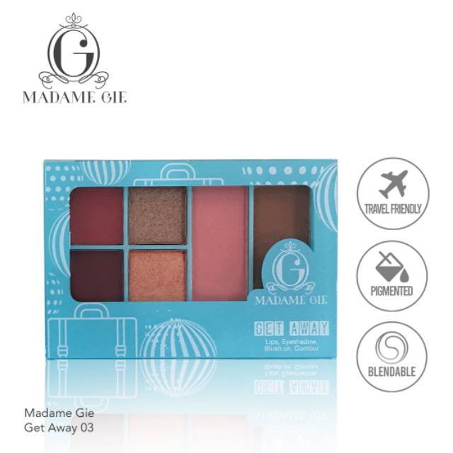 (hàng Mới Về) Bảng Phấn Trang Điểm Mặt Madame Gie Getaway | BigBuy360 - bigbuy360.vn