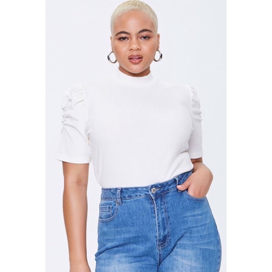 Combo Áo len tay phồng plus size A414